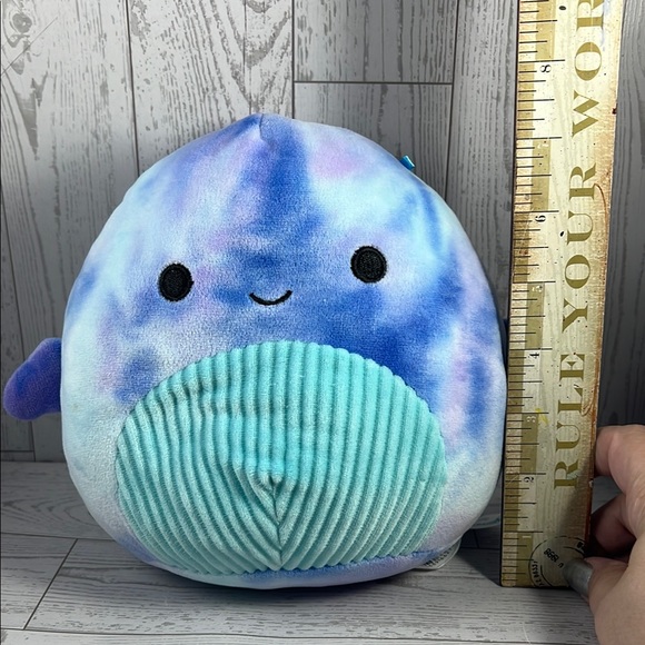 Squishmallow Cyan the Blue Whale 8” - no tag - Picture 6 of 6